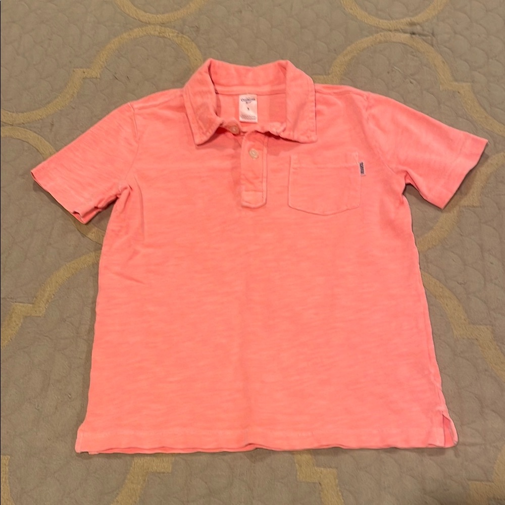 Kids Bright Orange Polo Shirt
